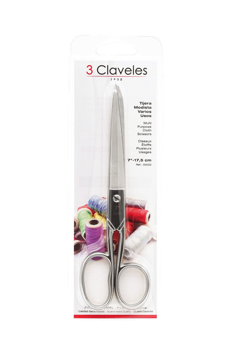 Tijera Modista 18cm 3 claveles - Ribes y Casals