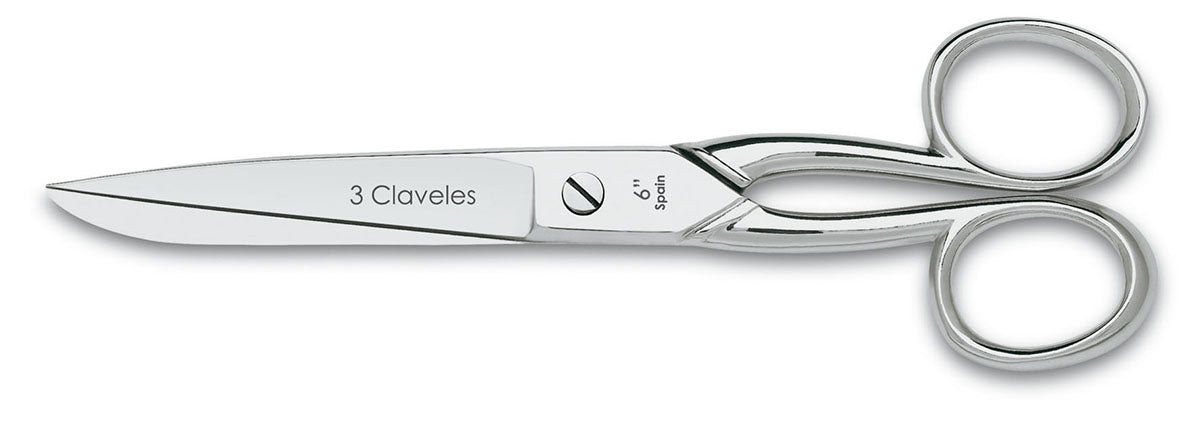 Tijera Costura Zurdos 3 claveles - Ribes y Casals