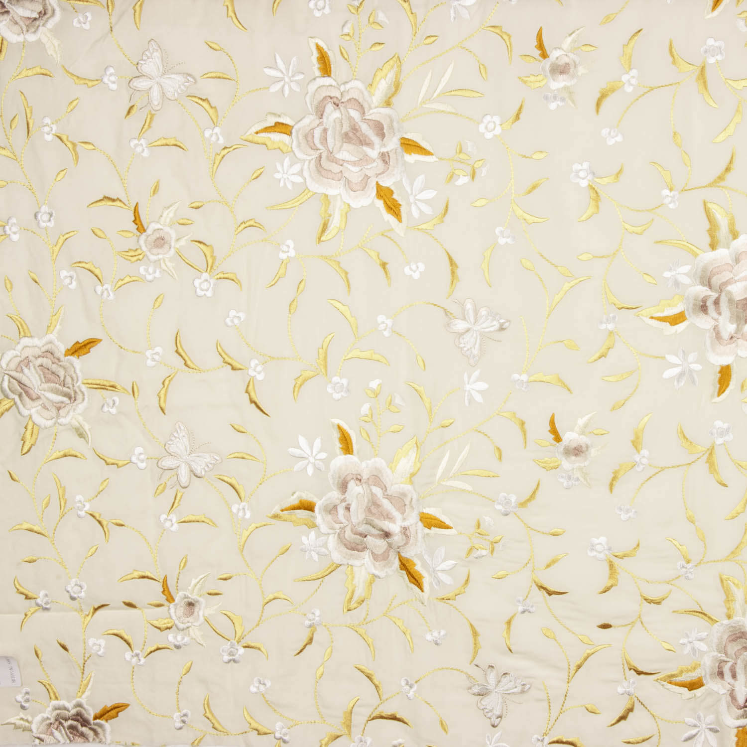 Xaida Bordada Tencel Marfim - Ribes y Casals