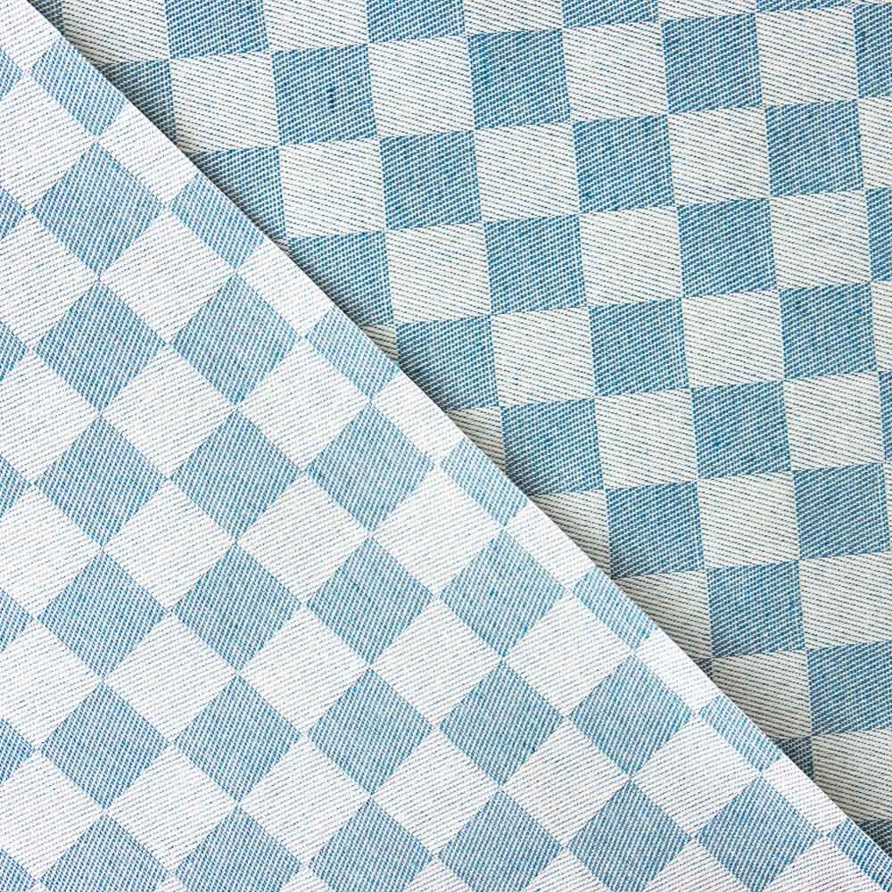 Toalha de Mesa Resinada Antimanchas Xadrez Azul - Ribes y Casals