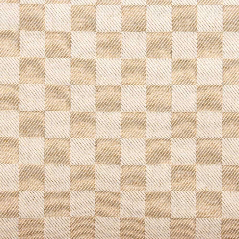 Toalha de Mesa Resinada Antimanchas Xadrez Bege - Ribes y Casals
