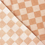 Retal Mantel Resinado Antimanchas Chess Teja Suave 200x140 cm - Ribes y Casals