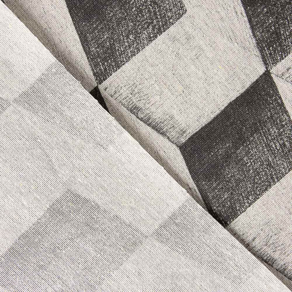 Toalha de Mesa Resinada Antimanchas Cubo Maxi Cinza - Ribes y Casals