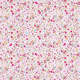 Popeline de Algodão Flores Cindy Rosa - Ribes y Casals