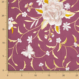 Xaida bordada em Tencel bordô claro - Ribes y Casals