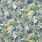 Crepe Leve Estampado Paisley Verde Azul - Ribes y Casals