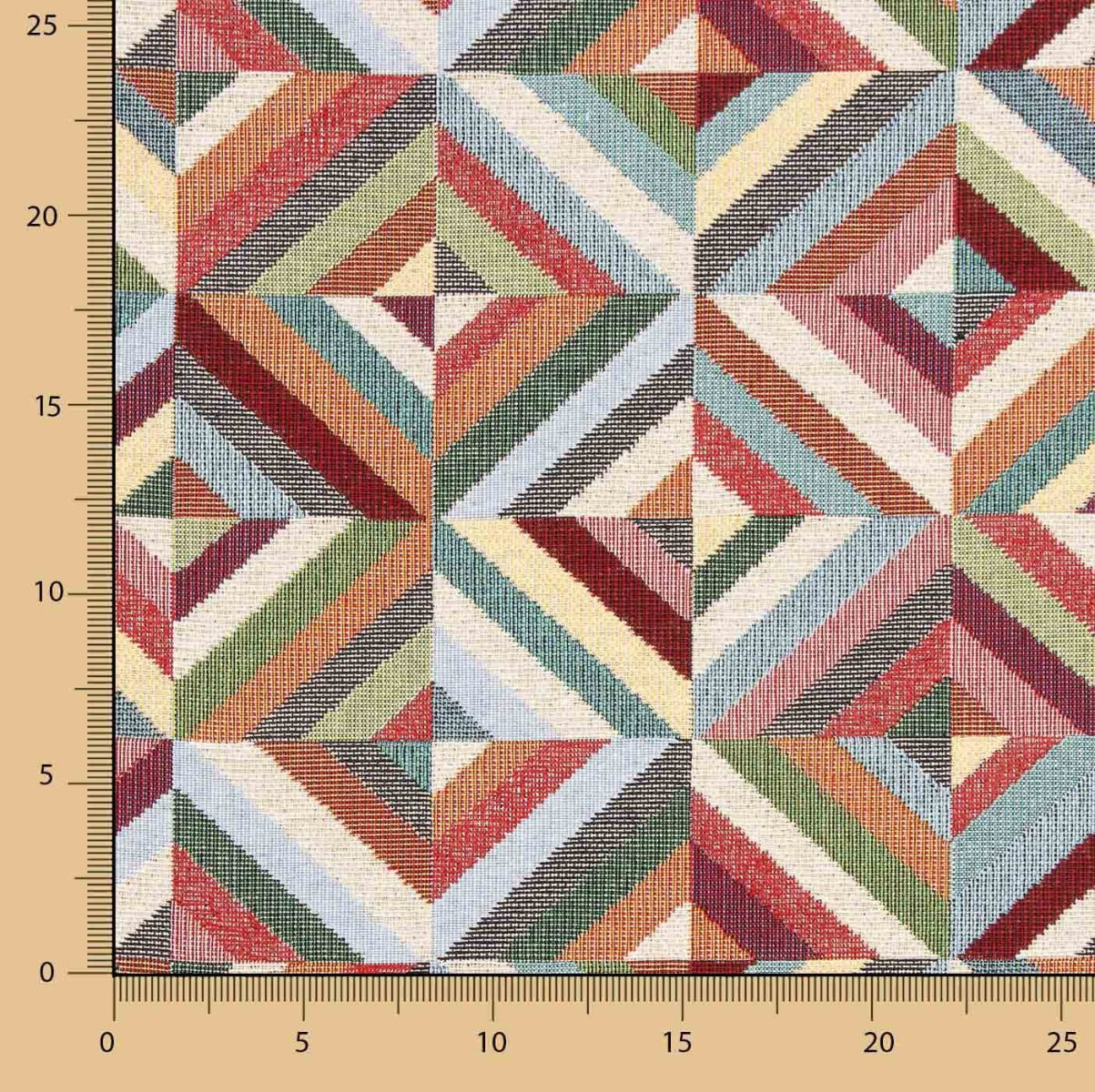 Retal Gobelino Rayado Colores 50x280 cm - Ribes y Casals