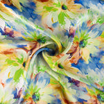 Cetim de Seda Estampado Honolulu - Ribes y Casals