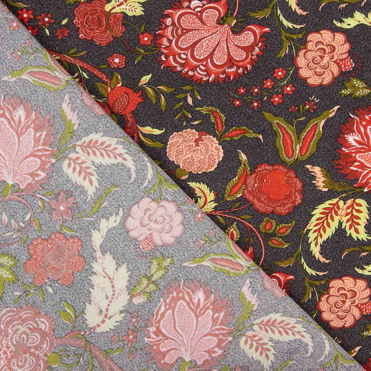 Viscose Estampada Joispur preto - Ribes y Casals