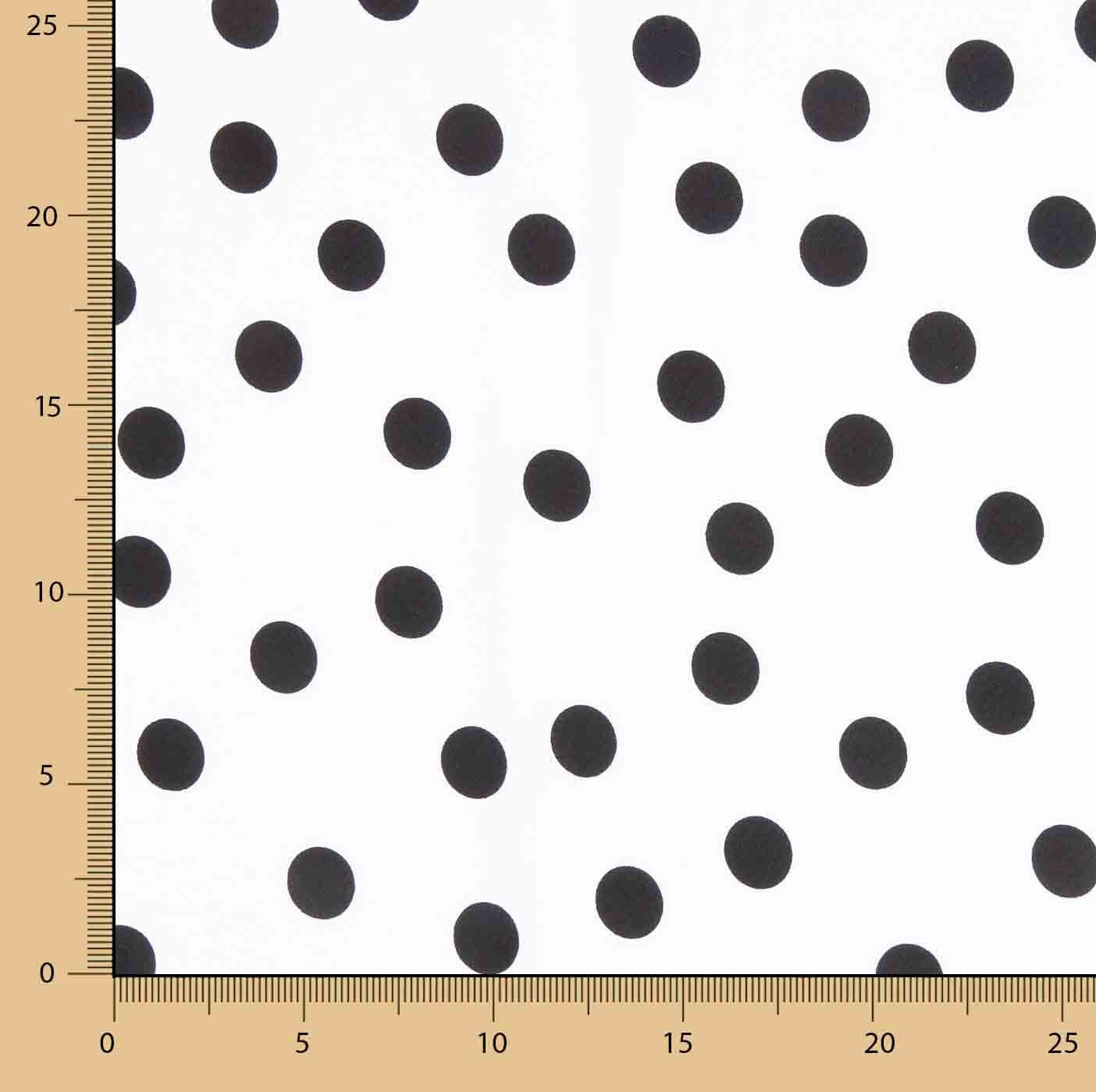 Koshibo Lunares 15 mm Branco-Preto - Ribes y Casals