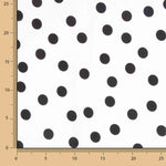 Koshibo Lunares 15 mm Branco-Preto - Ribes y Casals