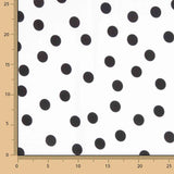 Koshibo Lunares 15 mm Branco-Preto - Ribes y Casals