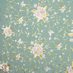 Tencel Bordado Manta Verde Mineral - Ribes y Casals