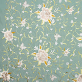 Tencel Bordado Manta Verde Mineral - Ribes y Casals