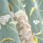 Tencel Bordado Manta Verde Mineral - Ribes y Casals