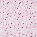 Popeline de Algodão Flores Linda Rosa - Ribes y Casals