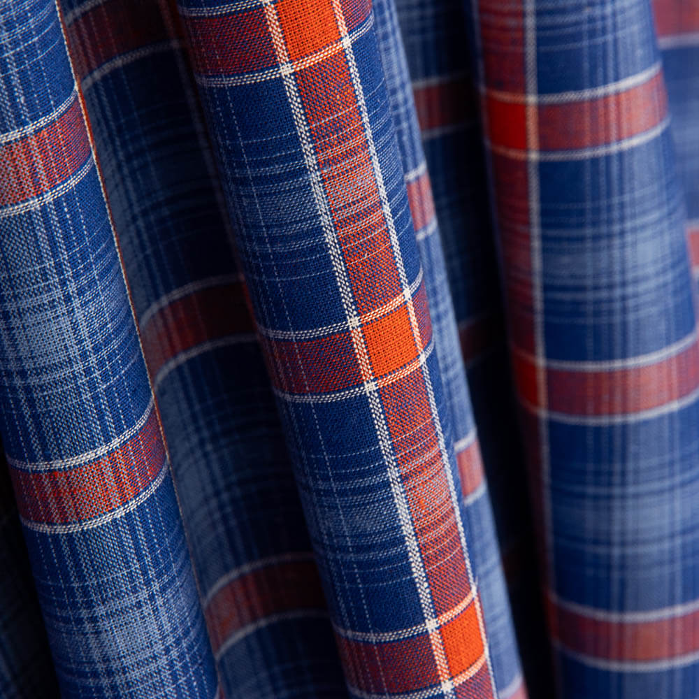 Popline para Camisa Xadrez Texas - Ribes y Casals