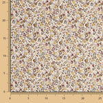 Viyela Algodão Florzinhas Remix Ocre - Ribes y Casals