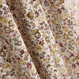 Viyela Algodão Florzinhas Remix Ocre - Ribes y Casals