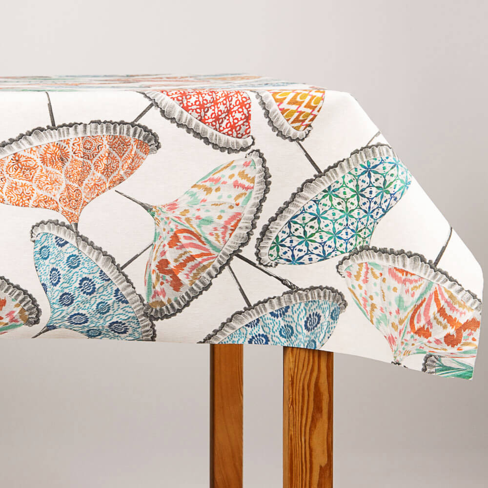 Toalha de Mesa Resinada Anti-Manchas Guarda-sóis - Ribes y Casals