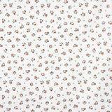 Percal Algodão Flores Coloridas sobre Branco - Ribes y Casals