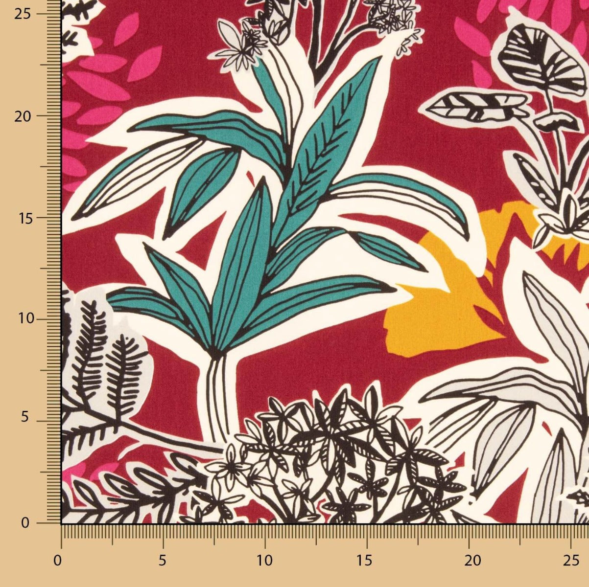 Retal Popelín Selva Gráfica 160x140 cms - Ribes y Casals