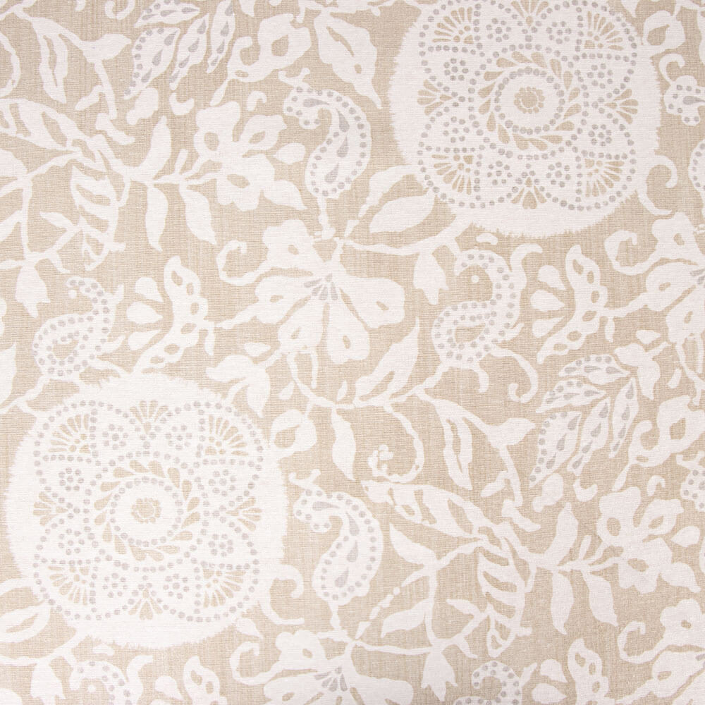 Toalha de Mesa Resinada Anti-Manchas Floral Areia - Ribes y Casals