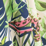 Crepe Leve Estampado Floral Neon - Ribes y Casals
