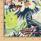 Crepe Leve Estampado Floral Neon - Ribes y Casals