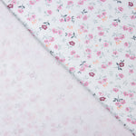 Popeline de Algodão Flores Nerea Azul Claro - Ribes y Casals