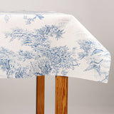 Toalha de Mesa Resinada Anti-Manchas Toile de Jouy Azul - Ribes y Casals