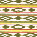 Tecido Estampa Maiorquina Tricolor Verde - Ribes y Casals