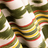 Tecido Estampa Maiorquina Tricolor Verde - Ribes y Casals