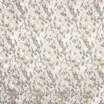 Brocado Salpicado Branco Ouro Prata - Ribes y Casals