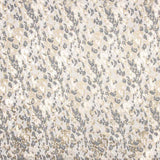 Brocado Salpicado Branco Ouro Prata - Ribes y Casals