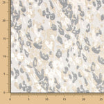 Brocado Salpicado Branco Ouro Prata - Ribes y Casals