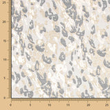 Brocado Salpicado Branco Ouro Prata - Ribes y Casals