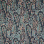 Brocado Caxemira Azul Coral - Ribes y Casals