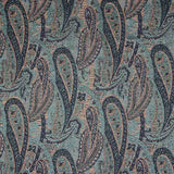 Brocado Caxemira Azul Coral - Ribes y Casals