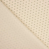 Popeline Estampado Estrelas Verde-Cru - Ribes y Casals