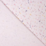 Popeline de Algodão Flores Sara Rosa - Ribes y Casals