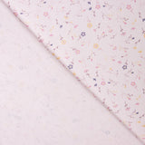 Popeline de Algodão Flores Sara Rosa - Ribes y Casals