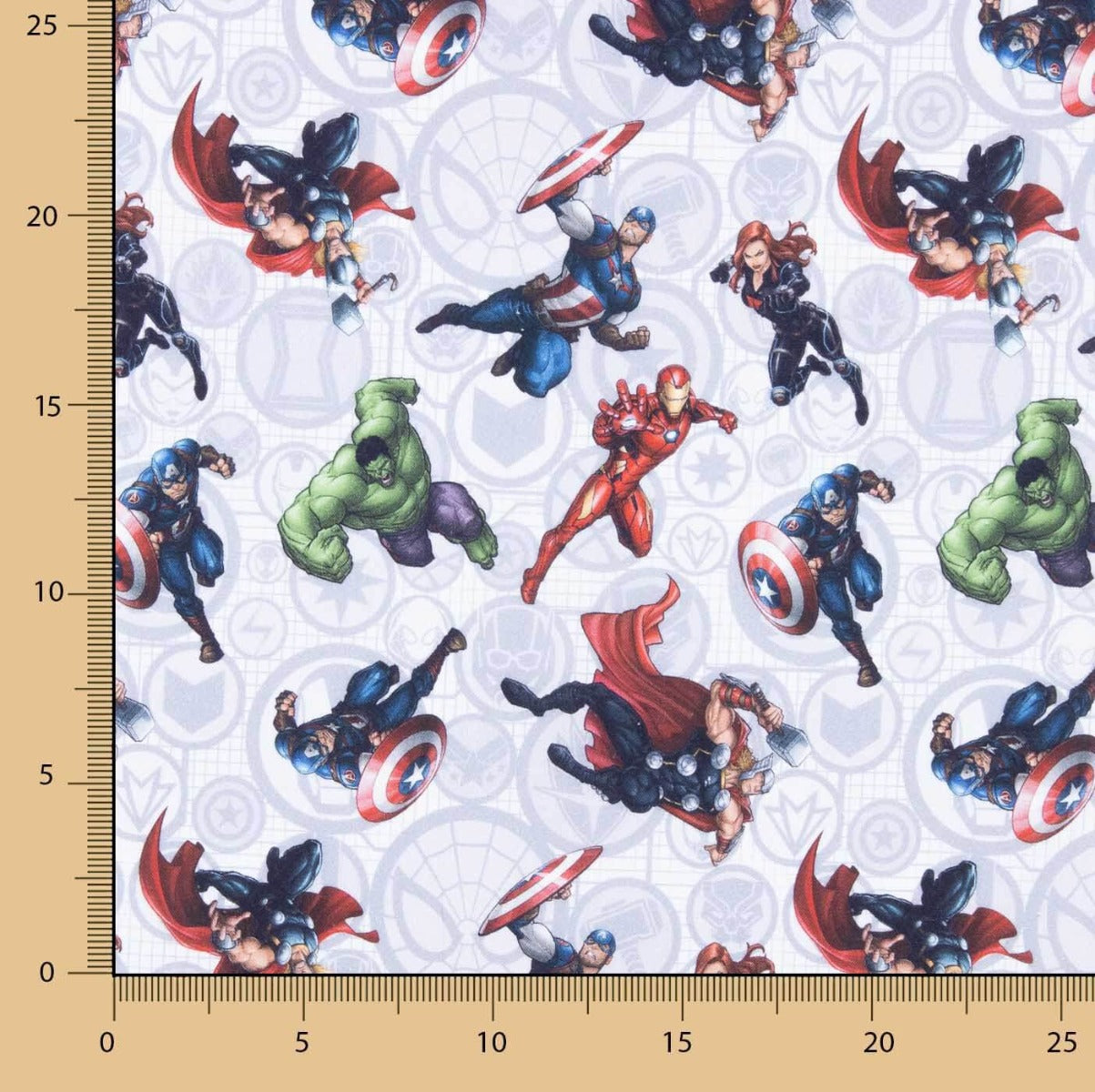 Popeline Licença Os Vingadores - Ribes y Casals