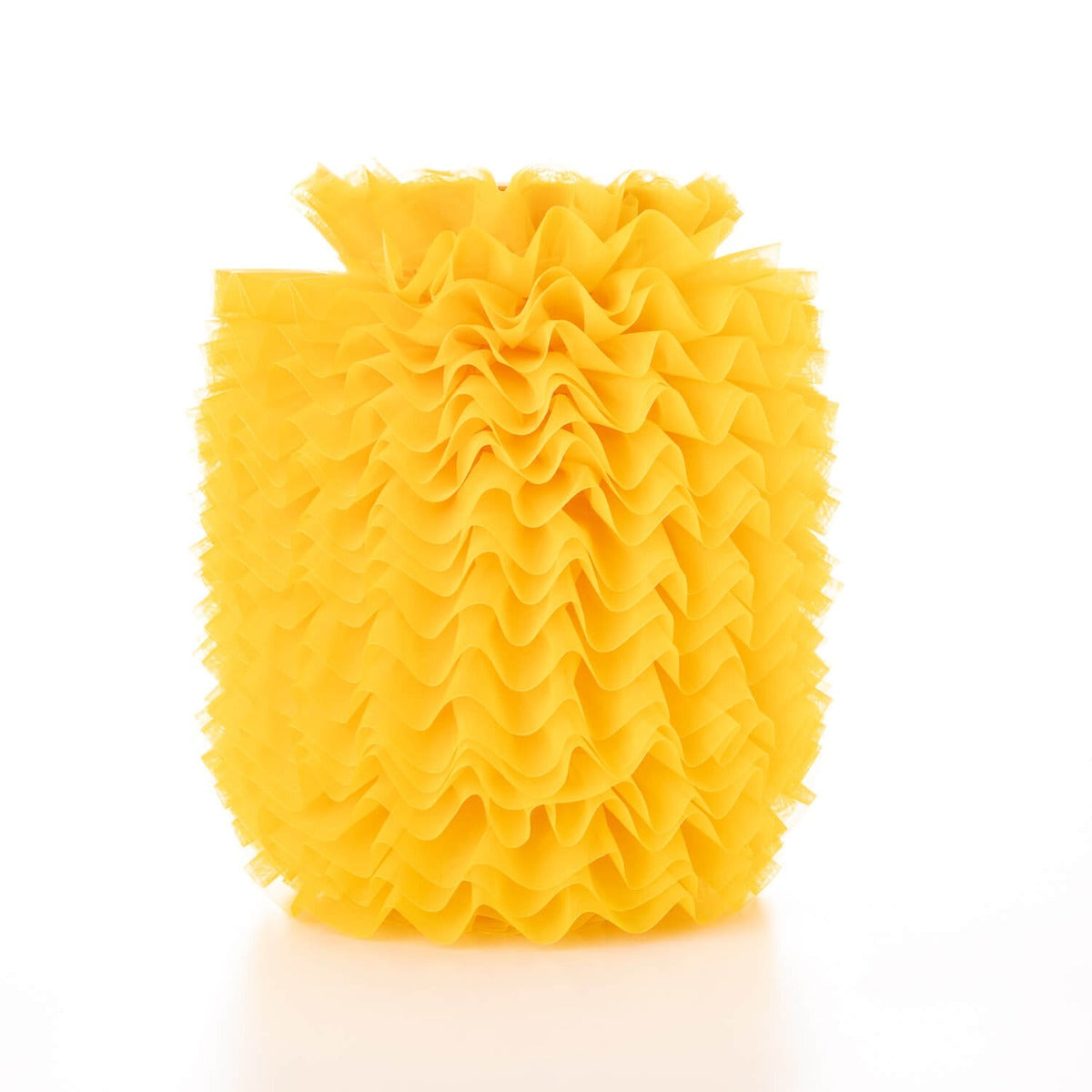 Cinta Plisada Garrucha 6 cm Amarillo Intenso - Ribes y Casals