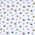 Popeline Licença Animais Carrinhos - Ribes y Casals