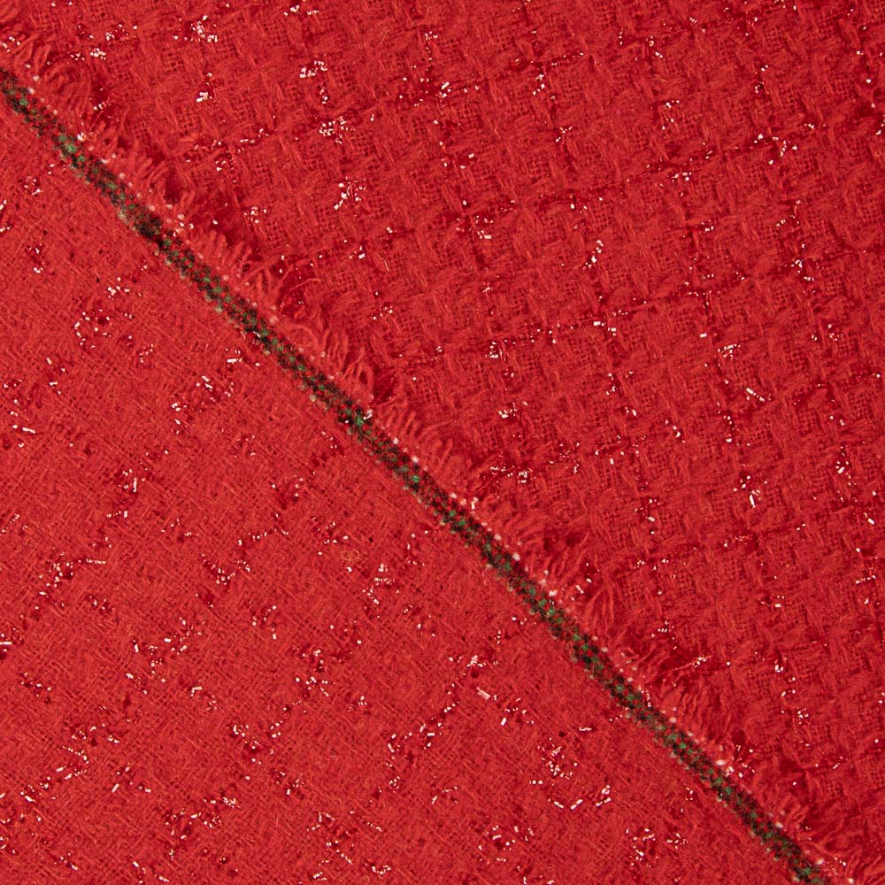 Chanel Lurex Xadrez Vermelho - Ribes y Casals