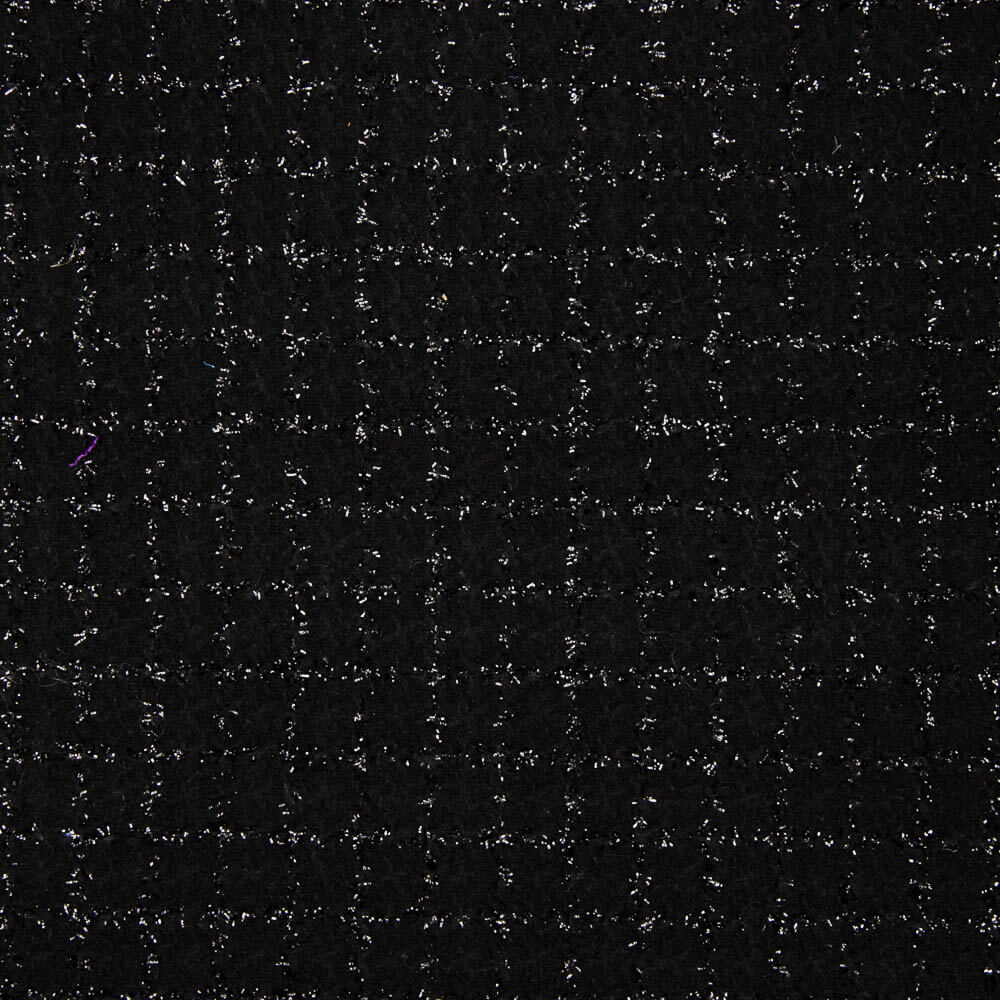 Chanel Lurex Xadrez Preto - Ribes y Casals