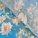 Retal Satén Seda Estampado Kaneohe 50x140 cm - Ribes y Casals