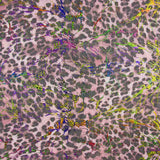 Rede Elástica Laminada Leopardo Rosa - Ribes y Casals