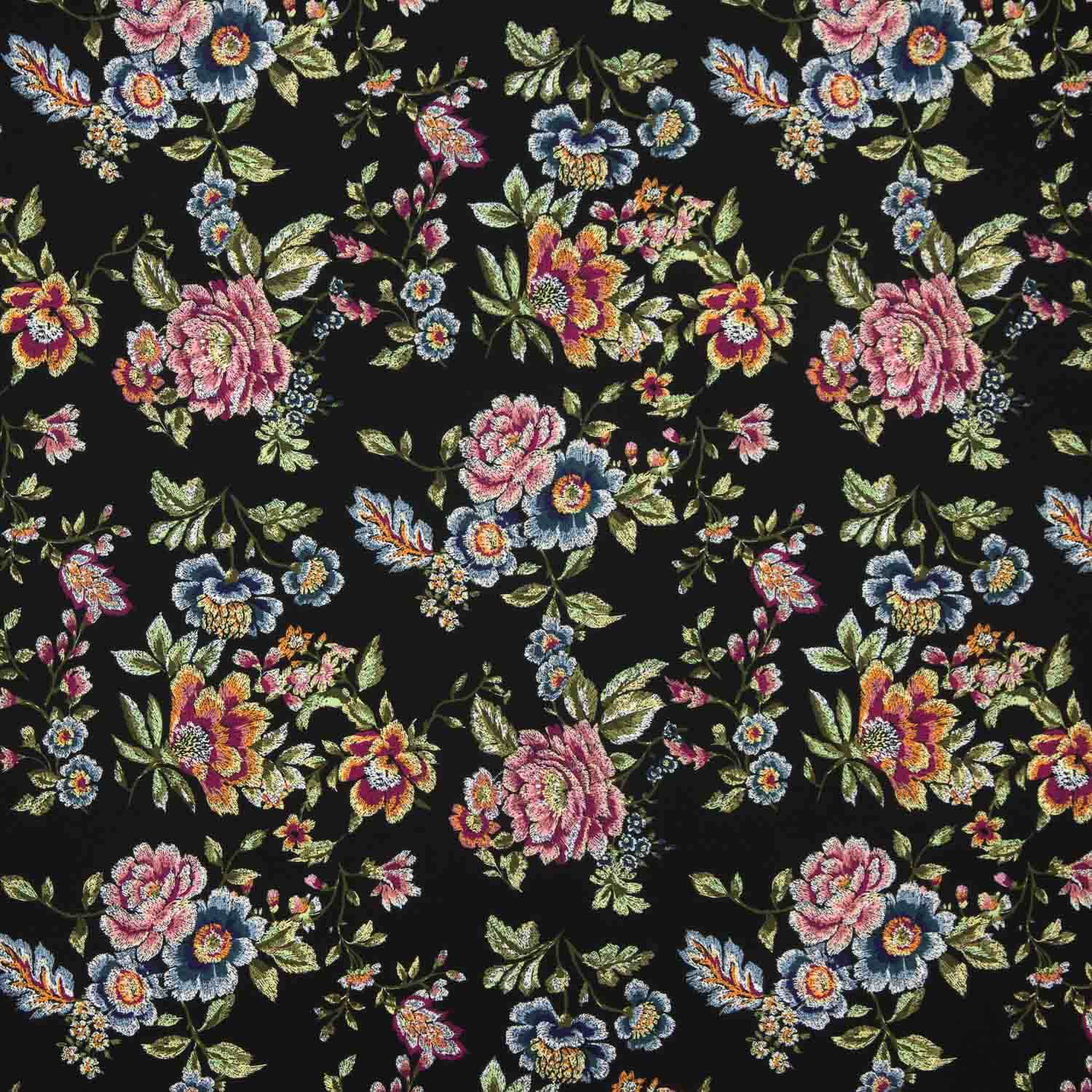 Xaile Koshibo estampado preto - Ribes y Casals